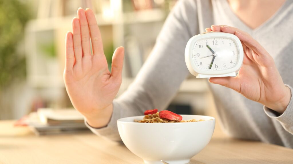 Healthy lifestyle with intermittent fasting and improved metabolic health