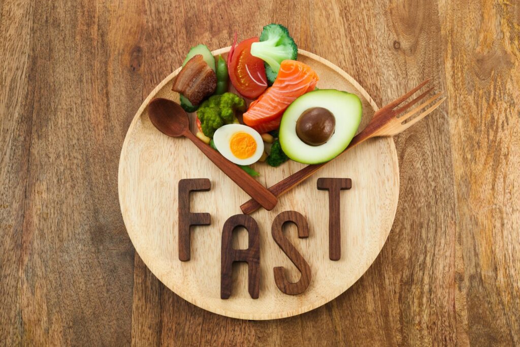 Healthy lifestyle with intermittent fasting and improved metabolic health