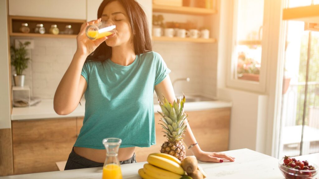 Exercise and hydration as part of a morning routine